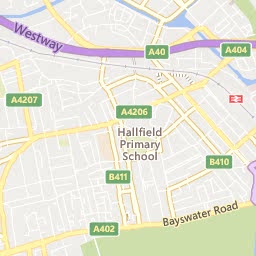 Map of Ladbroke Grove