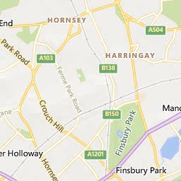 Map of Muswell Hill
