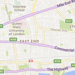 Map of Surrey Quays