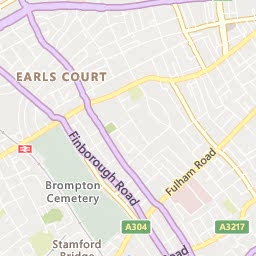 Map of Earls Court