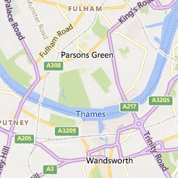 Map of Kensington