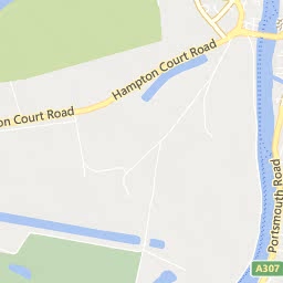Map of Thames Ditton