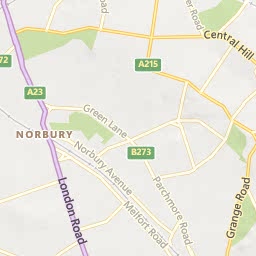 Map of South Norwood