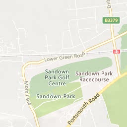 Map of Thames Ditton