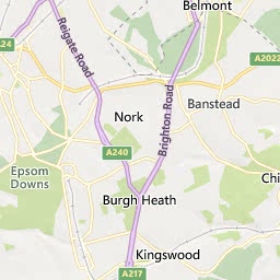Map of Epsom