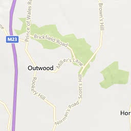 Map of Horley