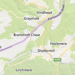 Map of Haslemere