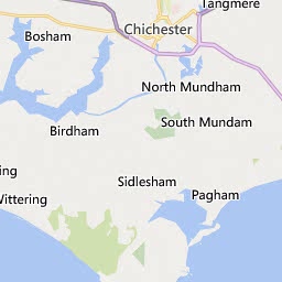Map of Bognor Regis