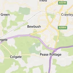 Map of Horsham