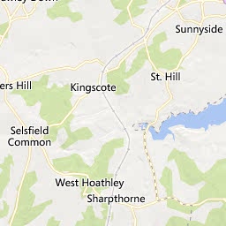 Map of East Grinstead