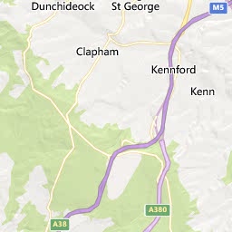 Map of Exeter