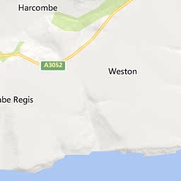Map of Sidmouth