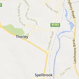 Map of Bishop's Stortford