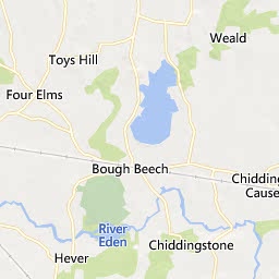 Map of Sevenoaks