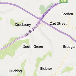 Map of Sittingbourne