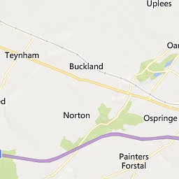 Map of Sittingbourne