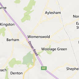 Map of Canterbury