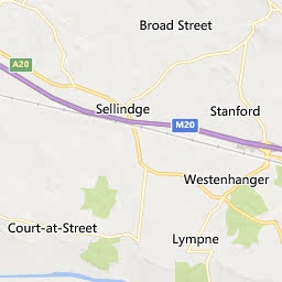 Map of Hythe