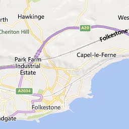 Map of Hythe